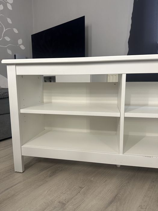 Ikea komoda szafka z półkami  120 cm używana biała pod tv