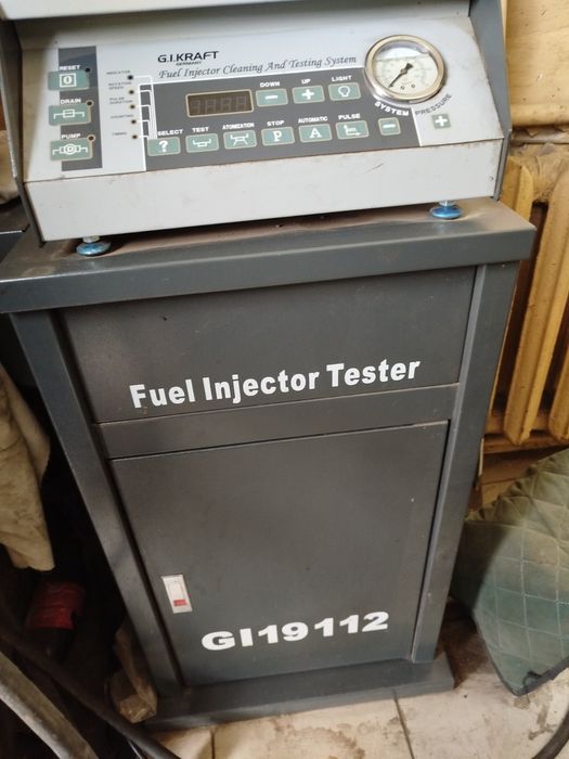 Установка (стенд) для діагностики та чищення форсунок GI19112 G.I.KRAF