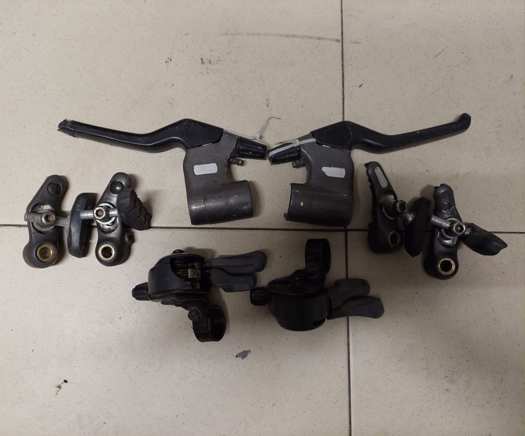 Grupa Shimano 200cx (400cx, deore) (korba, klamki, manetki,przerzutka)