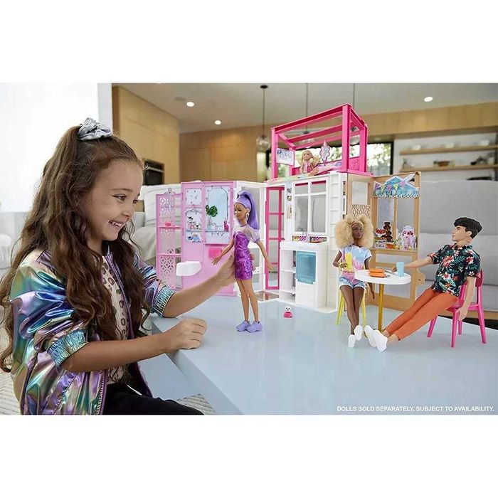 Ігровий набір Barbie Портативний будиночок (2-поверховий)