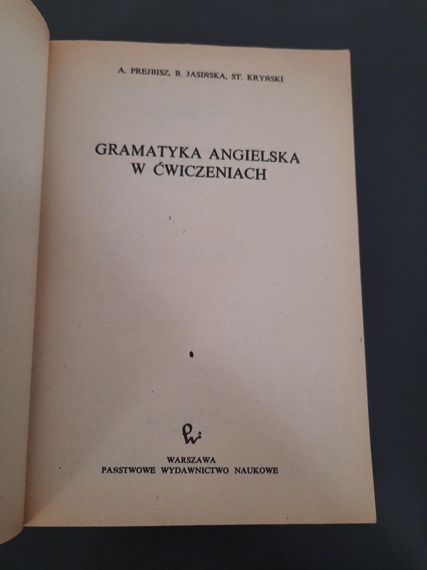 Gramatyka angielska w ćwiczeniach. Prejbisz