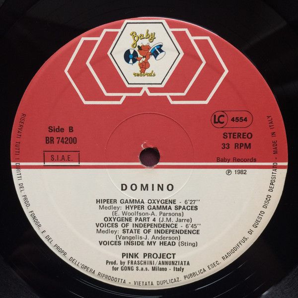 Pink Project - Domino (italo-disco) 2 пластинки