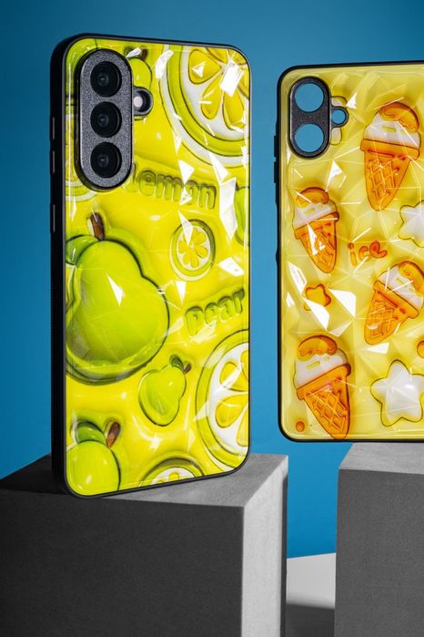 Акція! Чохол дитячий з принтом чехол звірята пончик печиво Samsung A56