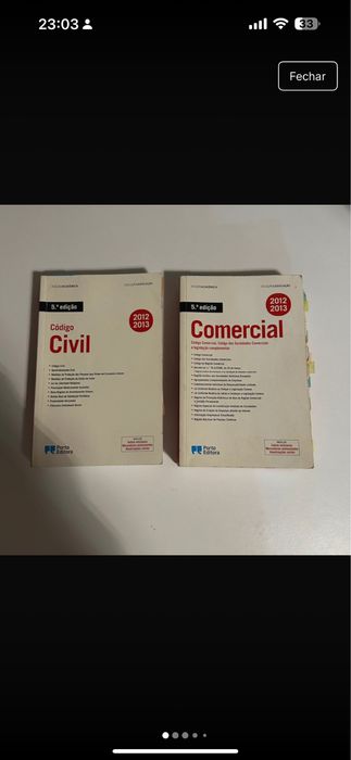 Livros de Direito Comercial/Civil 2013