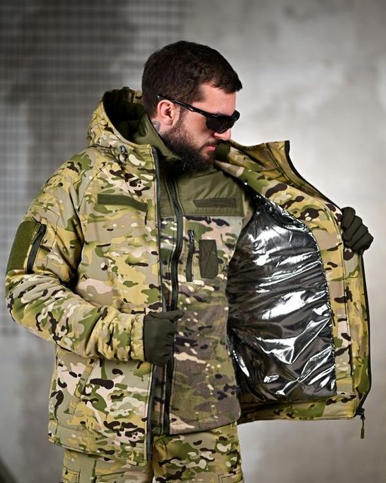 Зимовий тактичний костюм NEPTUN 5в1 мультикам/военный комплект одежды