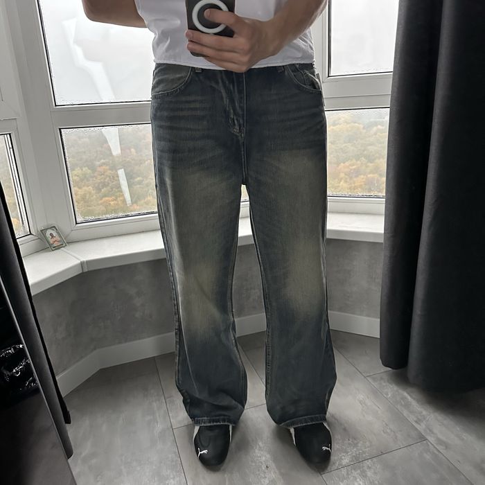 Straight boot cut fit jeans true religion opium прямі клеш реп джинст