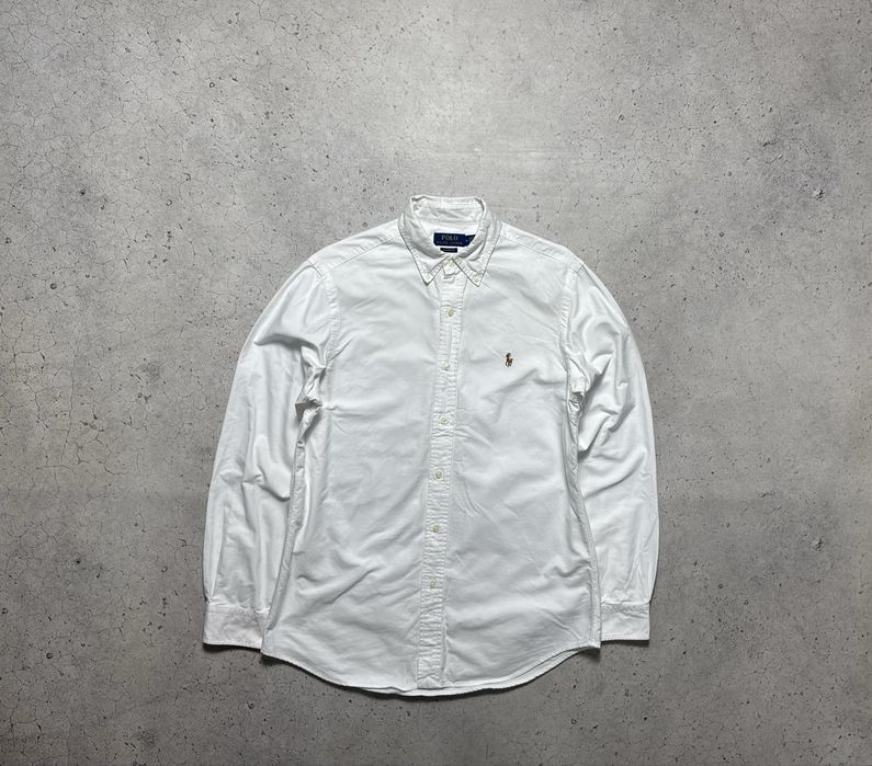 Рубашка Polo Ralph Lauren Белая Оригинал Идеал Размер M