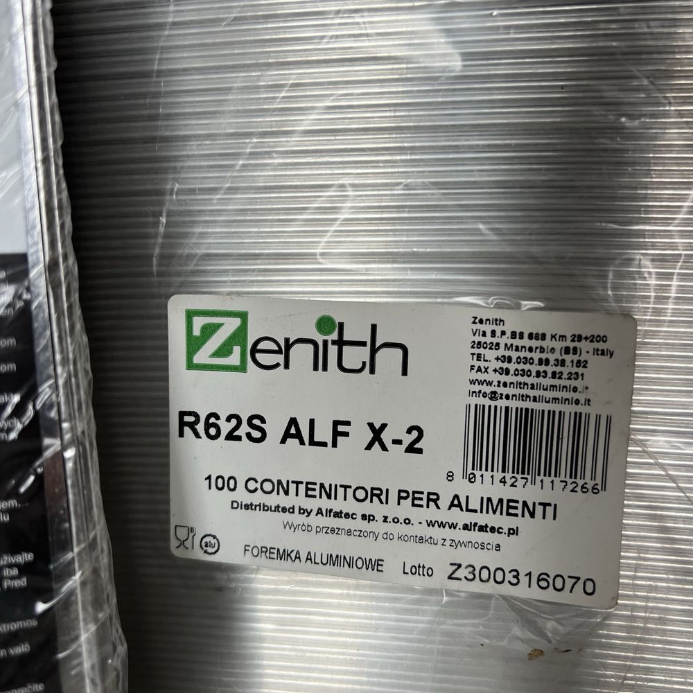 Foremki aluminiowe do kontaktu z żywnością