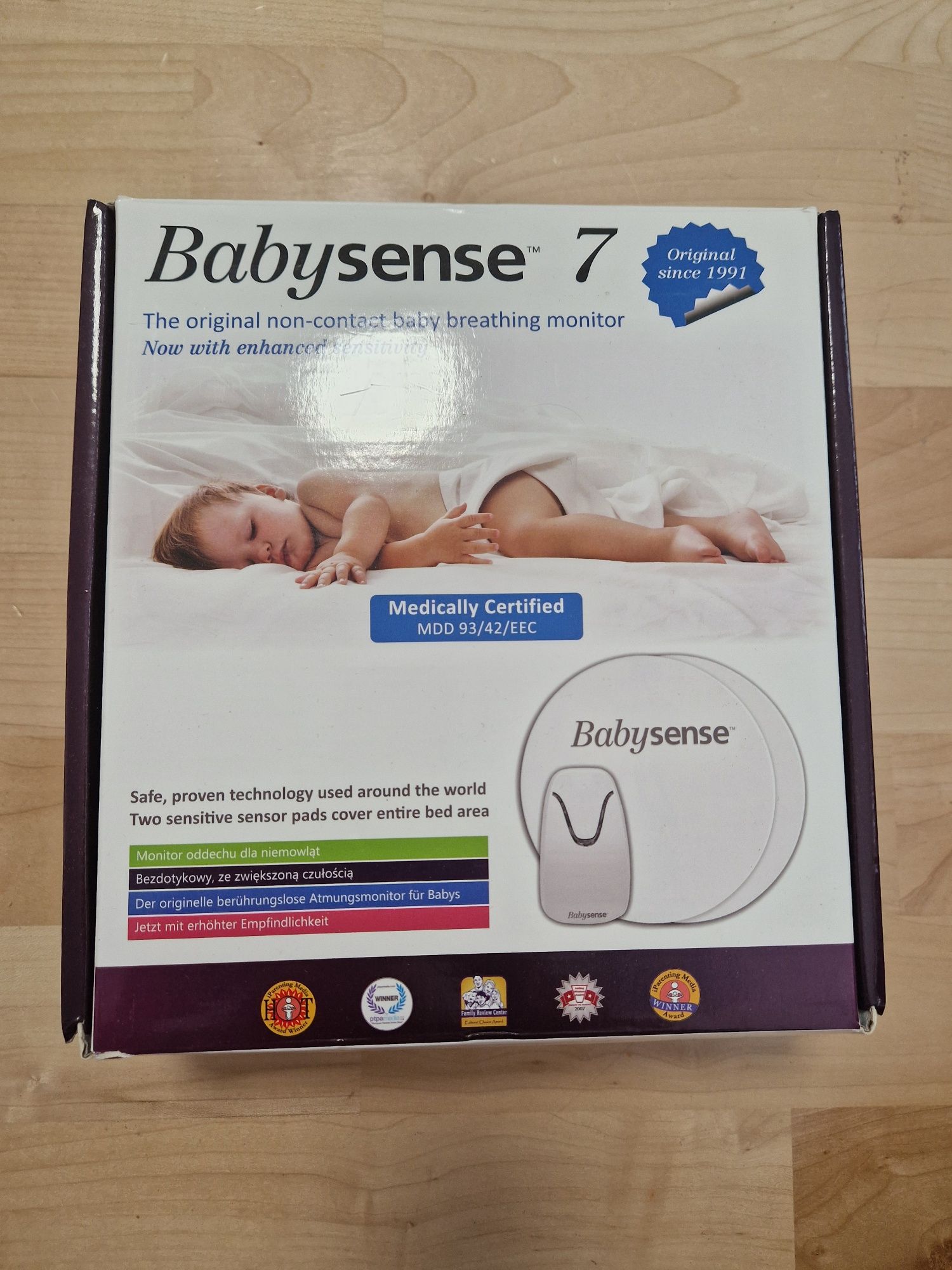 Monitor oddechu dla niemowląt- Babysense 7