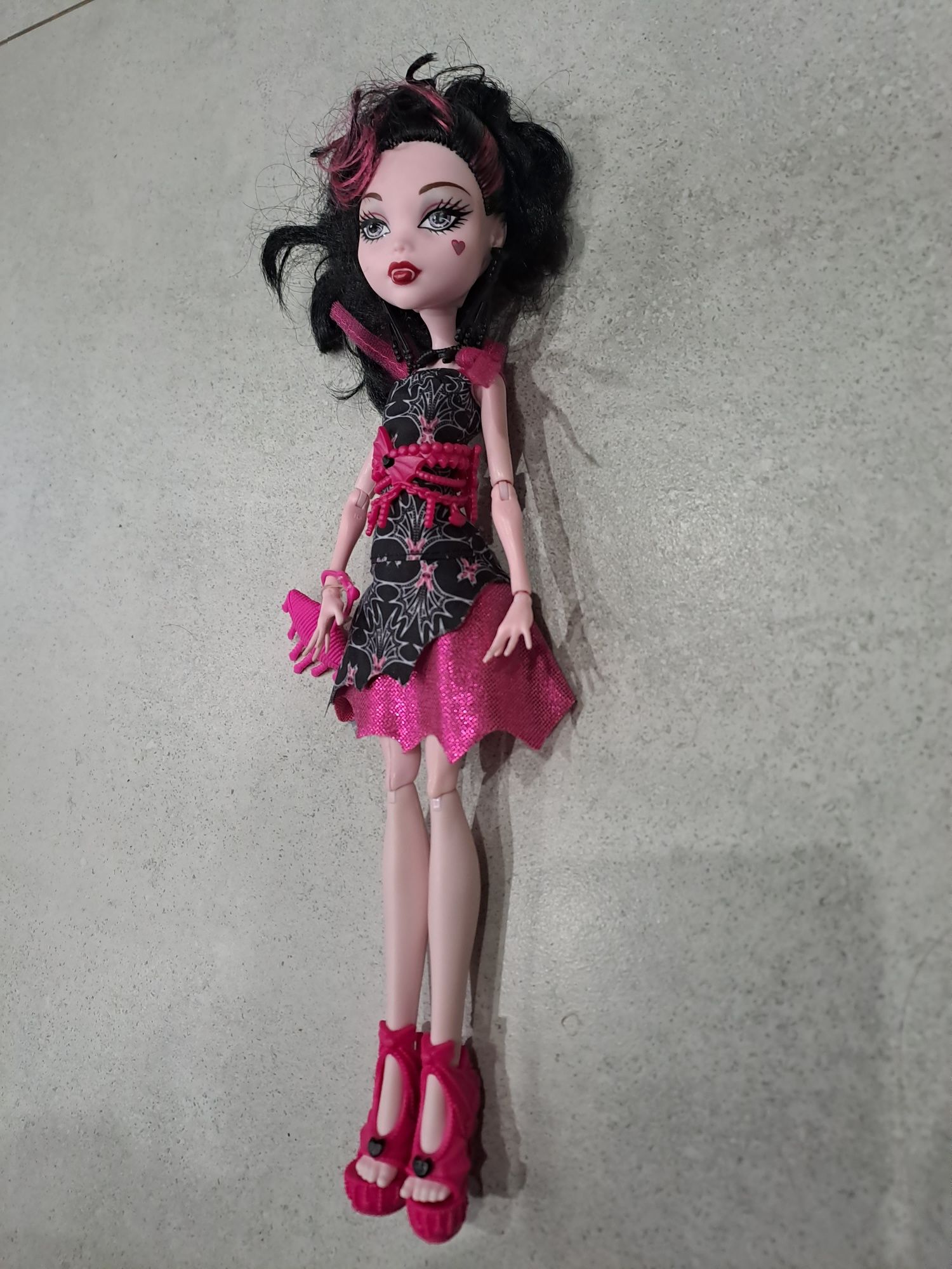 Monster high,  Draculaura, Strach Kamera Akcja,Mattel