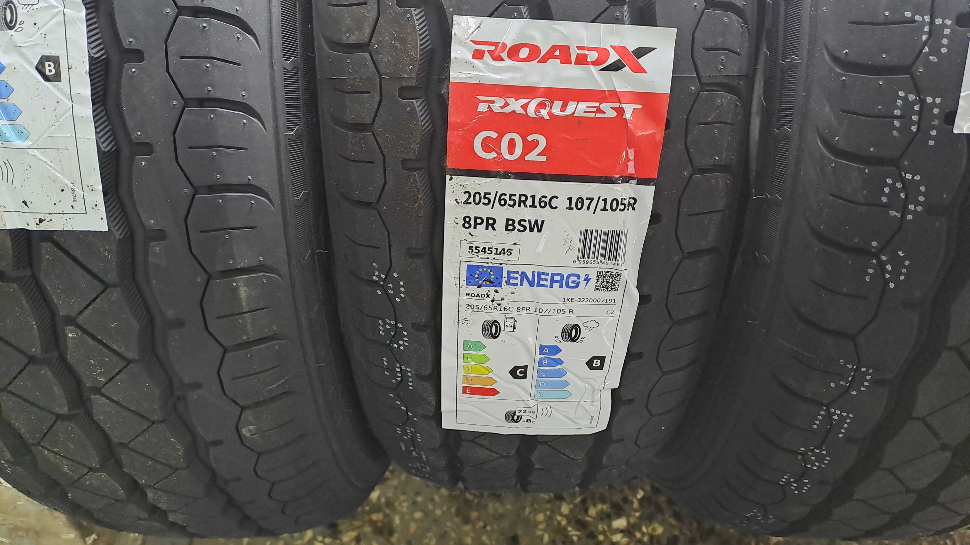 205/65r16c roadx nowe opony letnie dostawcze bus montaz w cenie