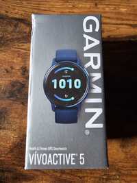 Vivoactive 5 Bezel W Kolorze Navy z Silikonowym Paskiem Navy