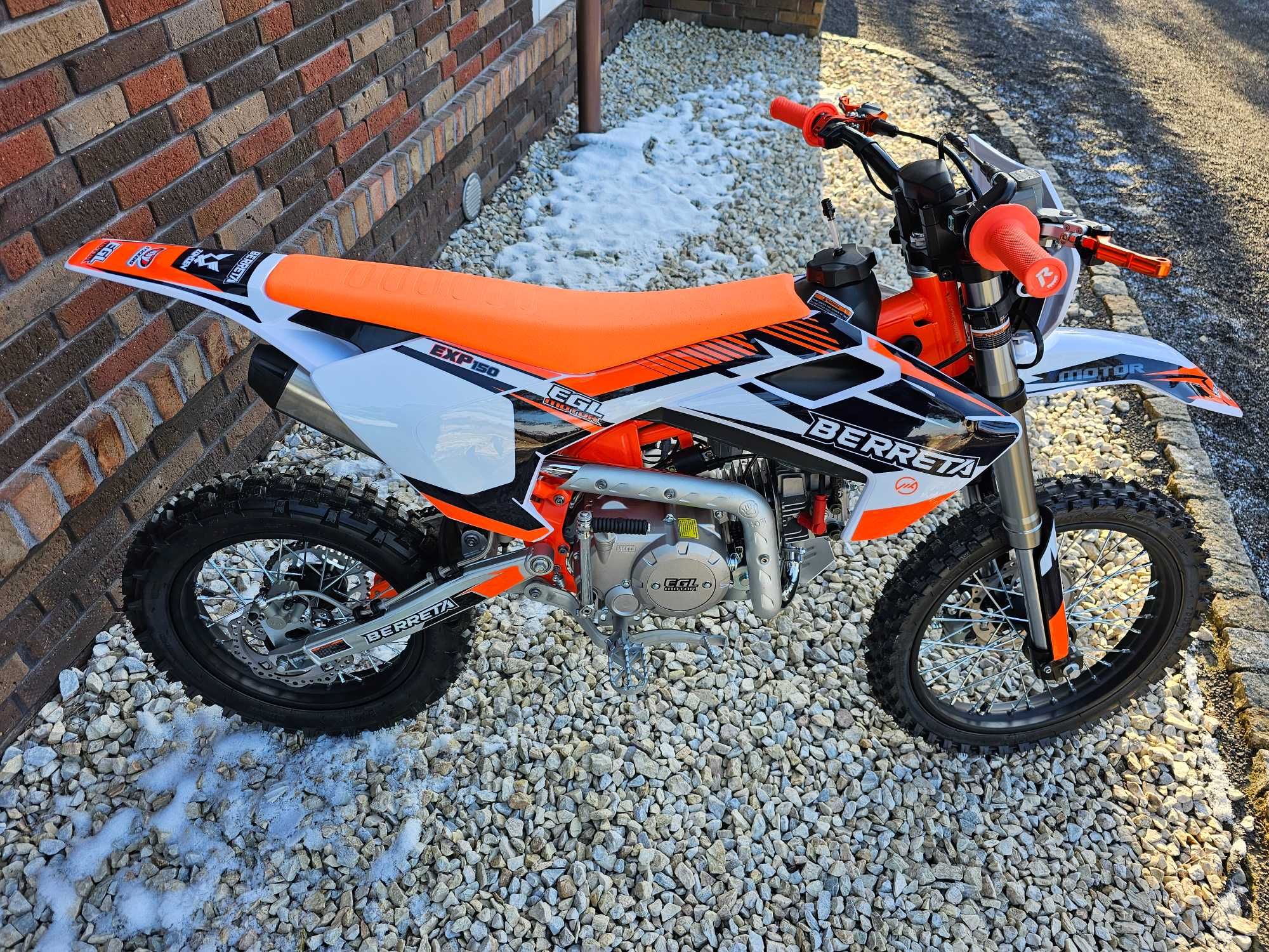 Cross berreta 150cc 17/14 e-starter full opcja RATY DOWÓZ KXD KROS 125
