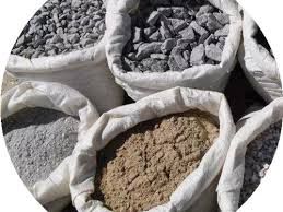 Песок,чернозем,щебень,отсев,цемент,керамзит,глина,в мешках и навалом.