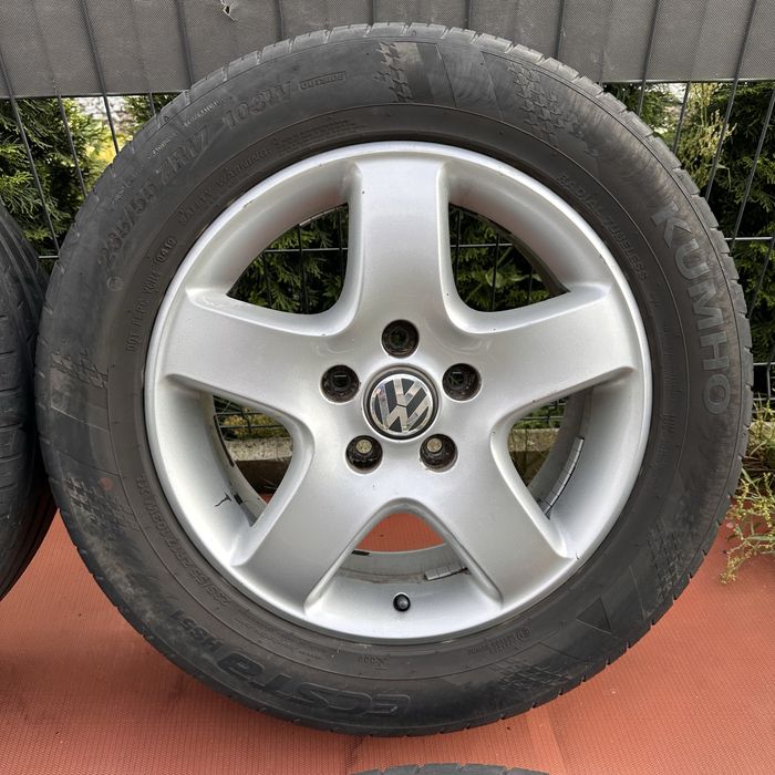 Oryg alufelgi 17 VW T5 T6 Multivan Transporter 7x17 5x120 ET55 wysyłka