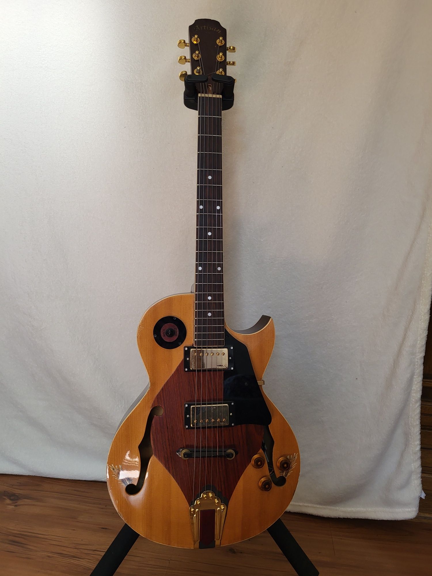 Artisan custom   gitara jazz gypsy inspiracja gypsy i Gibson ES