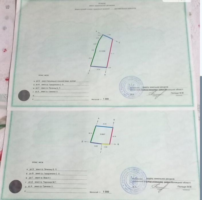 Приватизована земельна ділянка 20сот. С. Сальник