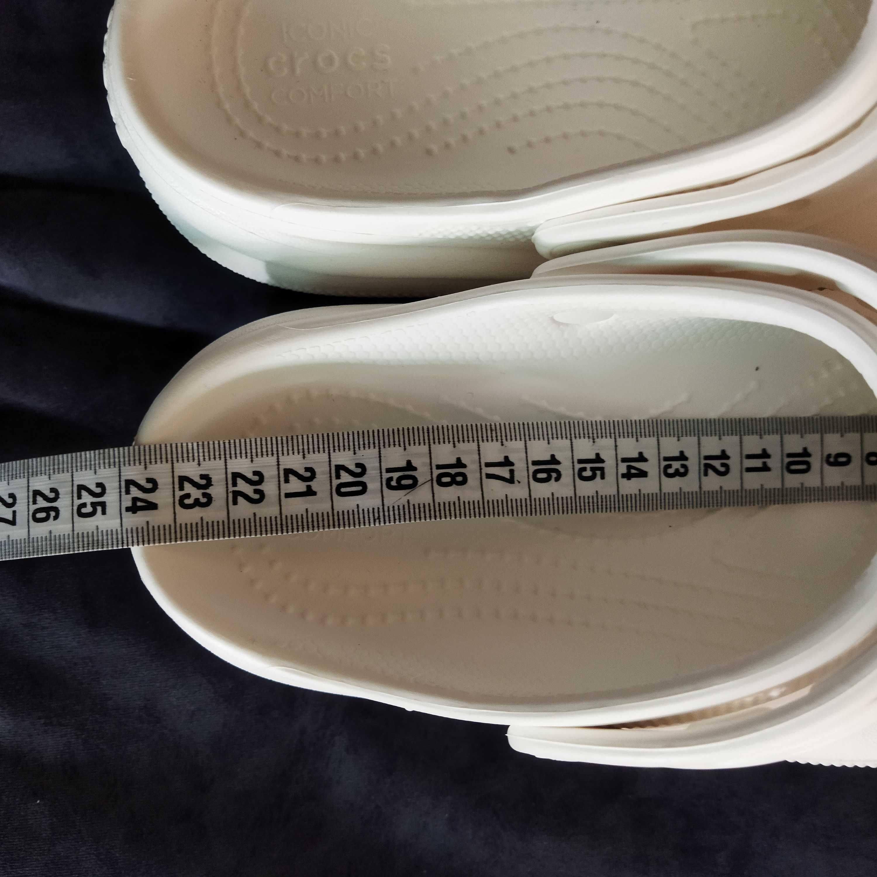 Крокси Оригінал Круті сабо classic crush white Crocs р.37