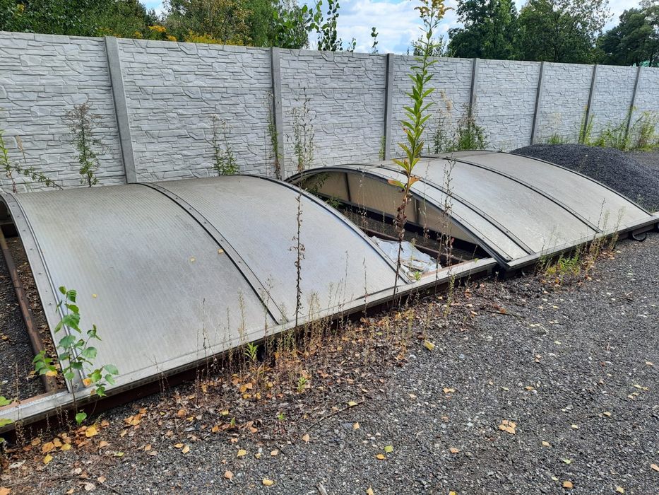 Zadaszenie łukowe poliwęglan 3x10