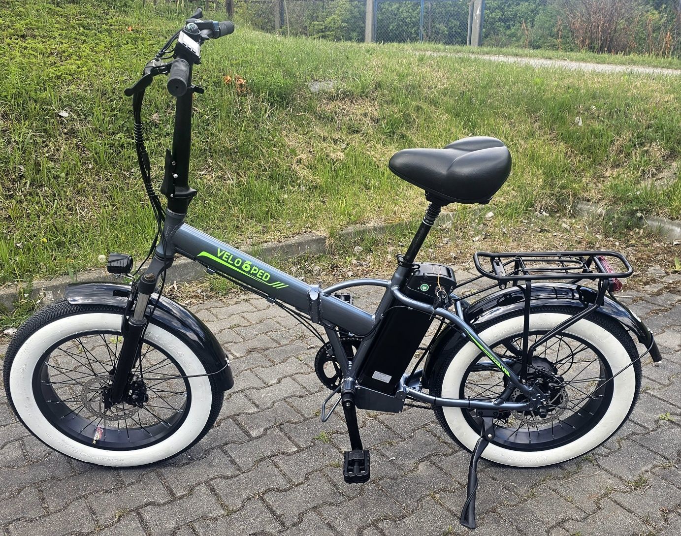 Rower elektryczny składak  Fatbike Velo6ped Duke SF