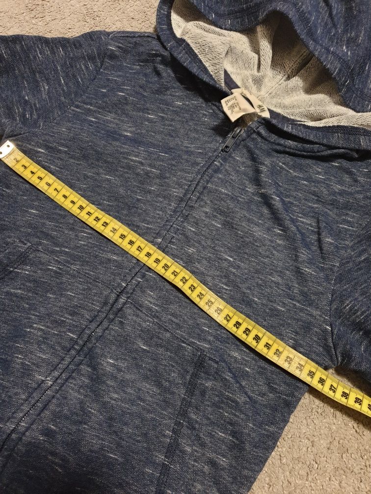 Bluza dresowa dziecięca H&M granatowa rozmiar 122/128