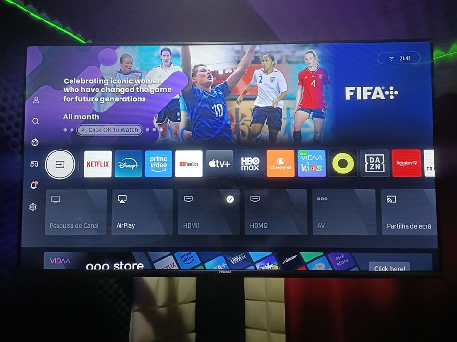 Hisense TV 40" 4K LED Wi-Fi