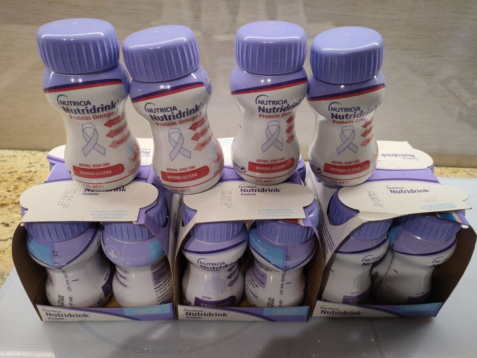 Nutridrink Protein - 12x smak neutralny, 4x protein omega 3
