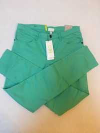 Zielone spodnie L Adidas Neo