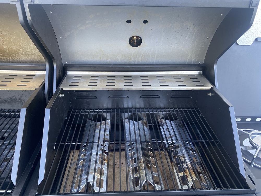 Grill węglowo-gazowy 88x36,5 cm Burns & Barkles
