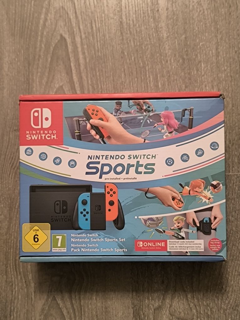 Ігрова консоль Nintendo switch+спортивна гра Nintendo switch+чохол NS.