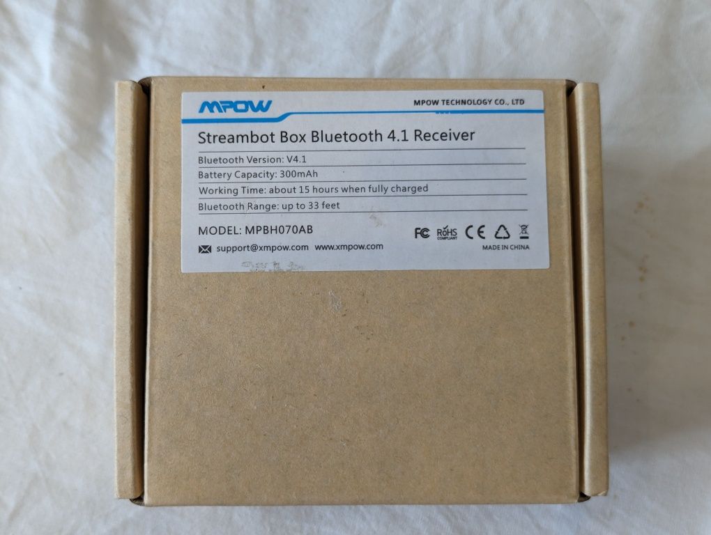 Mpow Bluetooth 4.1 Receiver MPBH070AB