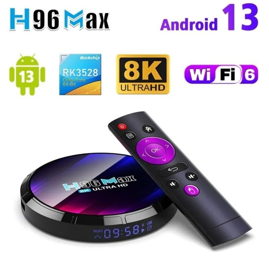 Смарт TV приставка H96 Max 4/64