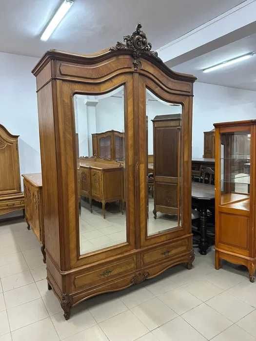 Wyjątkowa szafa-styl Rocaille z dużymi lustrami. Transport cały kraj.