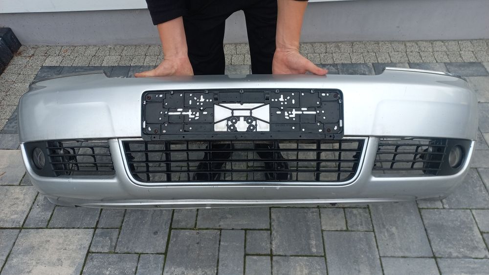 Audi a6 c5 lift 01-05 zderzak przód przedni srebrny ly7w