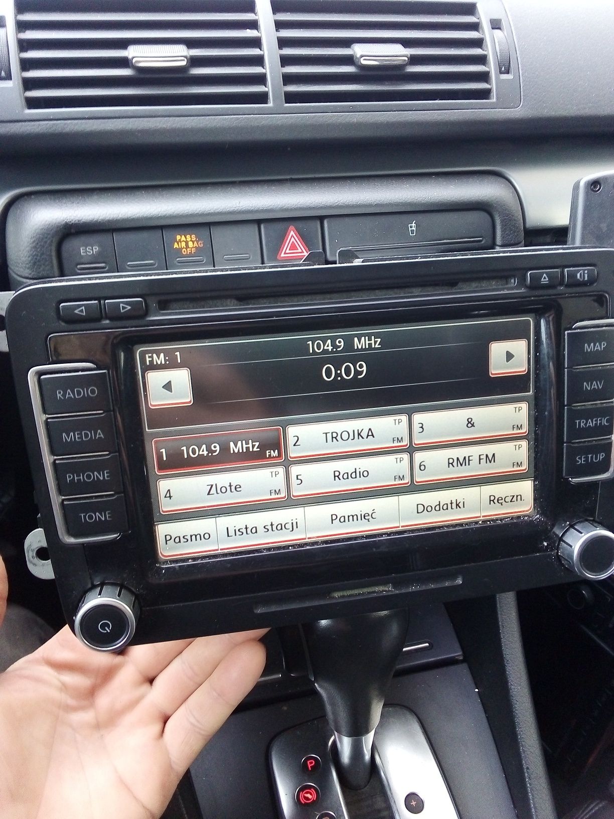 Radio Navigacja DVD RSN-510 passat b6 b7 Touran Golf 6 T6 Toledo PL