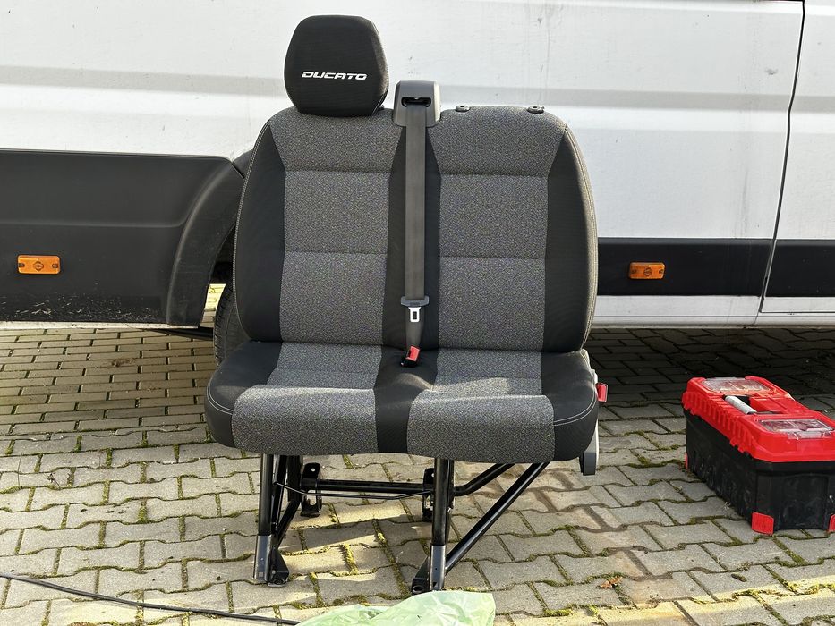 Fotel pasażera Ducato Jumper Boxer dwójka ławka kanapa