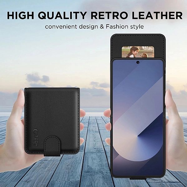 Tech-Protect Wallet Galaxy Z Flip 7 Black