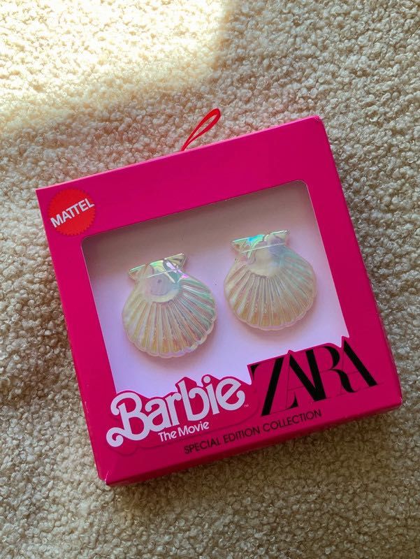 Brincos conchas Barbie - ZARA