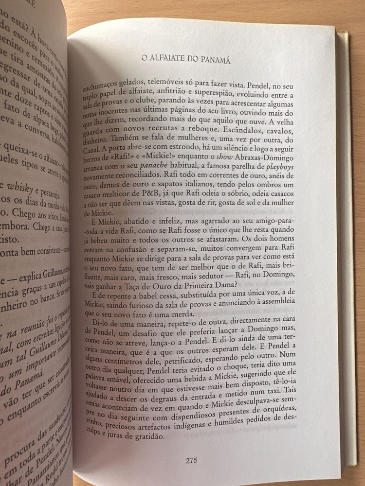 Livro “O Alfaiate do Panamá” de John Le Carré