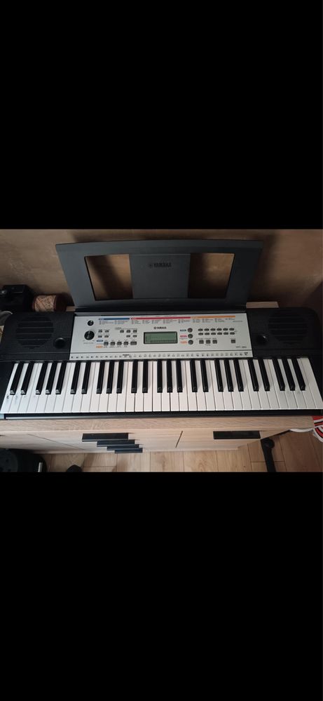 Yamaha ypt 260 zasilacz i stojak na nuty