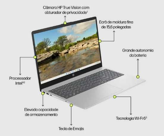 Portátil HP Laptop 15-fd0068np