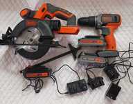 Black&Decker- Pilarka i wkrętarka 18v