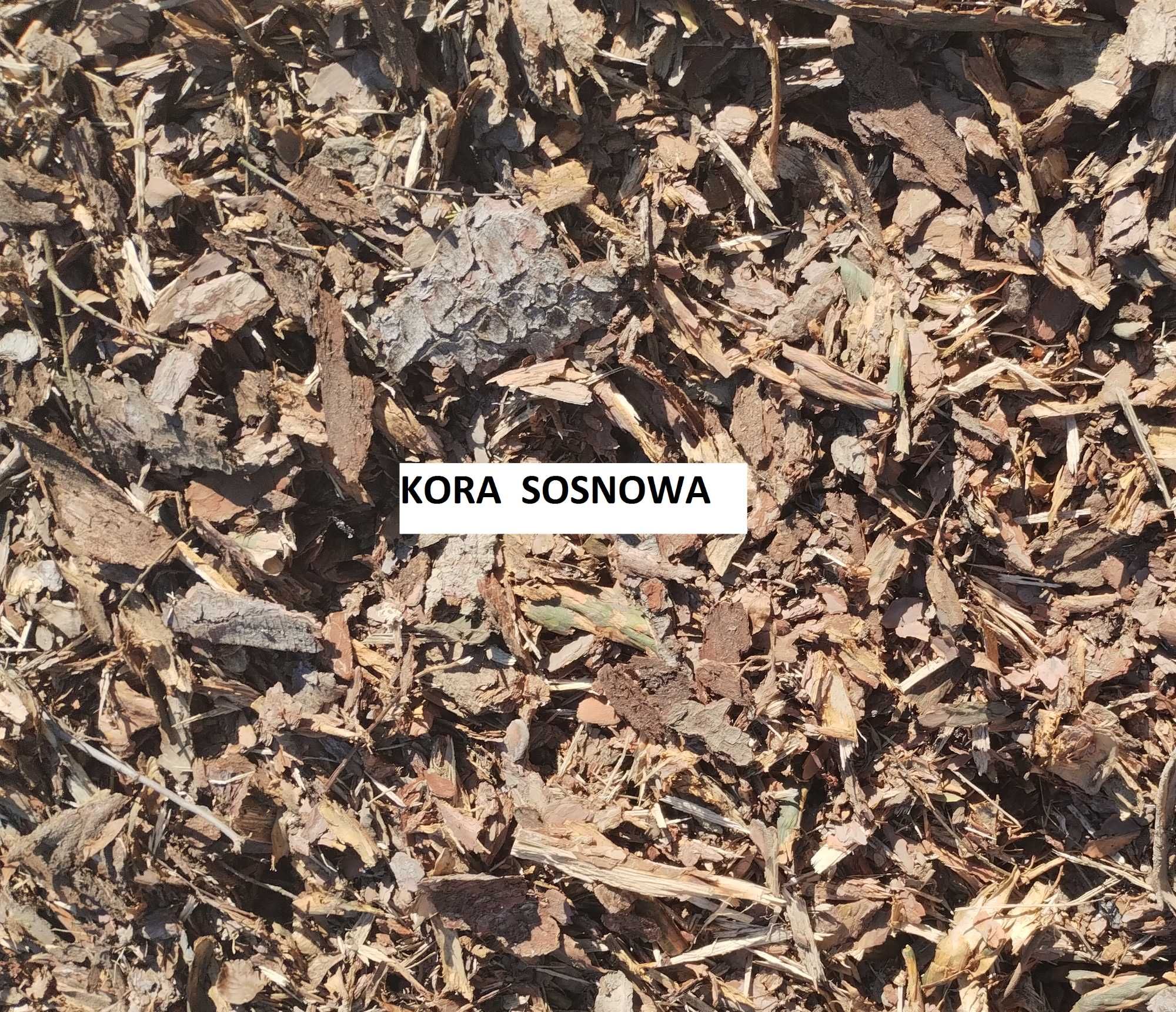 kora zrębka drzewna PODŁOŻE DO OGRODU do Ściółkowania