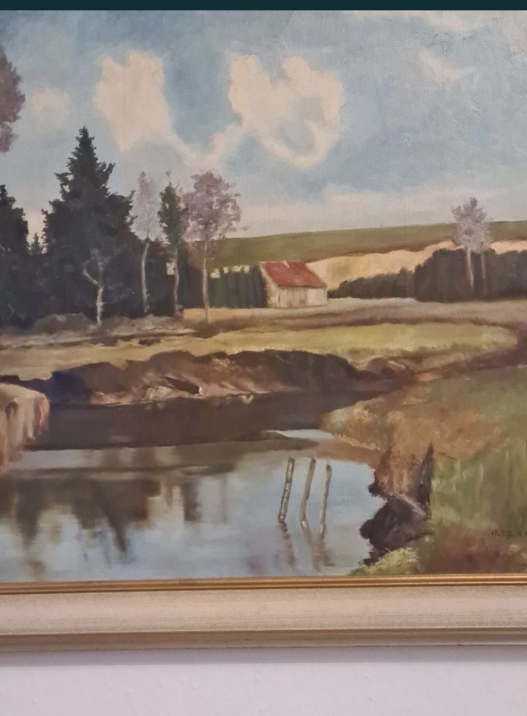 Obraz olejny antyk
