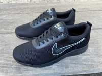 Кросівки літні сітка Nike колір чорний