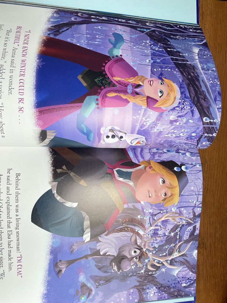 Frozen storybook ksiazka z plyta CD