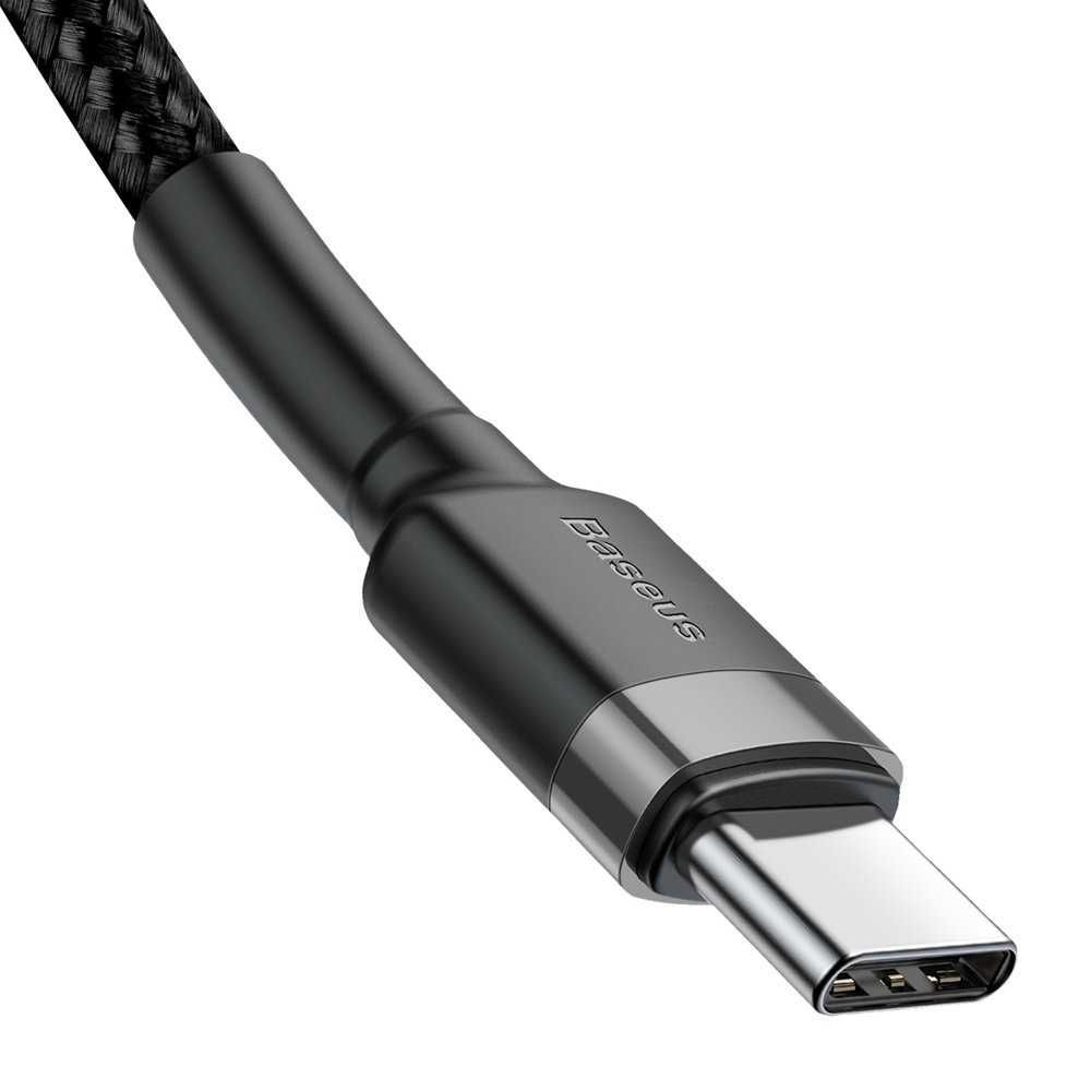 Baseus nylonowy kabel przewód USB-C PD / USB-C PD PD2.0 60W 20V 3A 1M