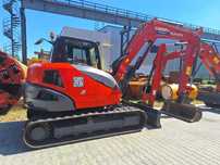Koparka gąsienicowa 8T Kubota KX080-4 gumowe gąsienice wynajem