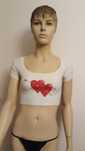 Top sexy branco. Tamanho S/ M