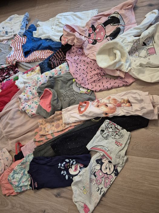 BOX 5, ubrania dla dziewczynki 110-116 ,paka ciuchów